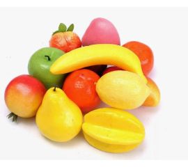 Искусственные овощи и фрукты, набор продуктов