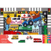 Collection SORTER. Город машин. 16 деталей, 3+