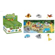 1Toy Blockformers «Саванна» (д/б 24 шт., в асс. 6 видов, из 6 шт. собирается большой буйвол)