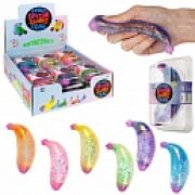 1toy Крутой замес Супергель банан блестки 6 цв.в асс. 11*3,5см, в ПВХ кор., 12шт.в дб.