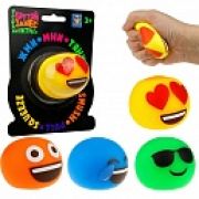 1toy Крутой замес шар смайлики 6см, 4 вида. в асс.,  блистер