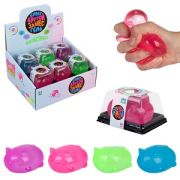 1toy Крутой замес Супергель котик 4цв.в асс. 6*7,7см, в ПВХ кор., 12шт.в дб.