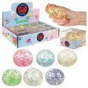 1toy Крутой замес Супергель шар бриллиант 6 цв.в асс.6см, в ПВХ кор., 12шт.в дб.