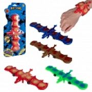 1TOY Flexi Wings 2 в 1 Супертянучка + Слэп-браслет в виде дракона, цвет в асс., блистер