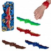 1TOY Flexi Wings 2 в 1 Супертянучка + Слэп-браслет в виде летучей мыши, цвет в асс., блистер