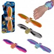 1TOY Flexi Wings 2 в 1 Супертянучка + Слэп-браслет в виде совы, цвет в асс., блистер