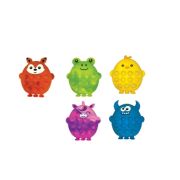 1toy Жмяка Hit Pop It «Животные» 11х9х5 см, 5 видов на присосках в асс., 12 шт. в д/б