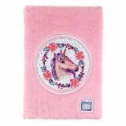 LUKKY Блокнот А5 «Единорог», плюшевый с пайетками, 80 листов