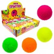 1toy мячик-прыгун снежок 6,5CM，со светом，4 цвета микс，24шт/дисплей