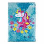 LUKKY Блокнот А5 «Единорог», с пайетками, 80 листов