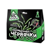 Игрушка: Научно-познавательный набор «Полимерные червячки», зеленый, модели «Re-Агенты»
