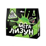 Игрушка: Научно-познавательный набор «Мега-Лизун», зеленый, модели «Re-Агенты»