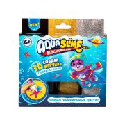Aqua Slime: набор для изготовления фигурок из цветного геля, золото-серебро