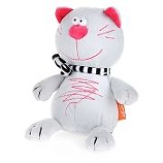 Кот Батон 15 светло-серый