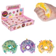 1toy Крутой замес Няшка-вкусняшка пончик надкусанный с посыпкой в асс. 8,5*7,5см, в пак 13*13см, колокольчик, 12 шт в дб