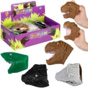 1toy «Зверуки» мини динозавр на руку, 4 вида, 16 шт в д/б