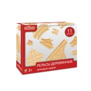 1TOY Goodok наб. ж/д полотно базовые детали с развилками и тупиками,кор.