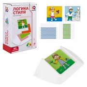 1toy IQ ТРЕНИНГ Настольная логическая игра «Логика стиля», в кор. 13*20,5*6,5 см.