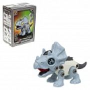 1toy RoboLife «Трицератопс», динозавр сборный со светом, звуком (13,5*10 см)