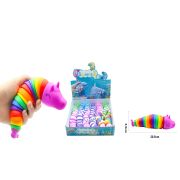 1TOY Гремушка единорог 20.5*5.5cm, 3цв.в асс.в кор., 12 шт в д.б