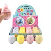 1Toy Жмяка «Выскочка. Птенец» 6х6 см, 16 шт. в д/б