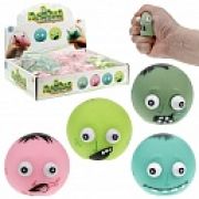 1toy Жмяка «Зомби» 5,5х5x4,7 см, 4 вида в асс., 12 шт. в д/б