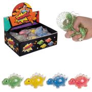 1toy Жмяка стегозавр с пенопласт. шарик., 11х5 см, 4 вида в асс., 12 шт. в д/б