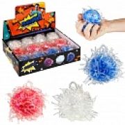 1toy Жмяка, Шар с мелкими шариками 8 см, 3 вида, 12 шт. в д/б