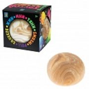 1toy Крутой замес, шар галактика коричневый 10см