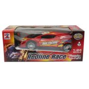 1toy Спортавто Машина на р/у, масштаб 1:24, 27 МГц, размер машинки 20 см, 2 канала, на батарейках, свет.