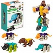 1toy Трансботы Зоотехника «Зверобой» (в асс. 5 видов, из 5 шт. собирается большой робот, д/б 20 шт.)