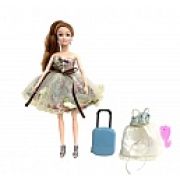 Alisa Fashion.Кукла в комплекте с платьем, чемоданом, с расчёской, в кор. 28х6,5х33 см