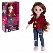 Alisa Kawaii. Кукла 30,5 см, с длин. тёмн. вол., в кор. 18,5х34х8 см