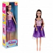 Alisa Party. Кукла в фиолетовом платье, с гнущимися руками и ногами