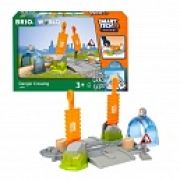 Brio Smart Tech Sound ж/д переезд с интеракт.тоннелем и шлагбаумом,5 эл.,звук,кор.