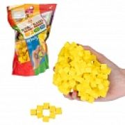 GUMMY BLOCKS Конструктор-пластилин, 1 цвет, (жёлт.), в zip-пак. 19,5х12,5х6,5 см
