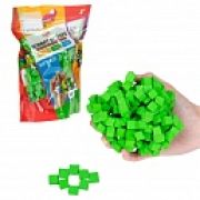 GUMMY BLOCKS Конструктор-пластилин, 1 цвет, (зел.), в zip-пак. 19,5х12,5х6,5 см