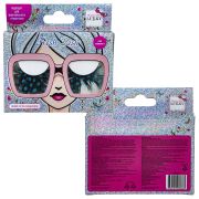 LUKKY Fresh Lash, реснички накладные перьевые бирюзовый горох, клей в комплекте, кор.