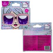 LUKKY Fresh Lash, реснички накладные перьевые фиолетовые, клей в комплекте, кор.