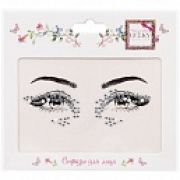Lukky Fashion стразы для лица Сияние Авроры,17х12 см,карта, пакет