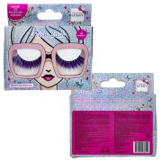 LUKKY Fresh Lash ресницы накладные цветные пушистые, цвет фиолетовый, клей в комплекте, кор.
