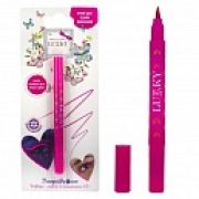 Lukky УльтраФиолет, подводка маркер со штампиком, сердечко, розовый
