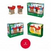 BRIO Опоры д.мостов,2шт.,4х6х7см,кор.