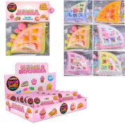 1toy Крутой замес Няшка-вкусняшка вафля бельгийская с посыпками и блестками, в пак 13*13см, колокольчик, 12 шт в дб