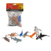 1toy «В мире животных» морск.животные 8шт.в пак.с хедером