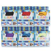 1toy 3D лента для крепления блочного конструктора, с клейкой основ., 92 см, короб.