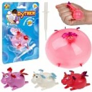 1TOY ДУТИКИ ЕДИНОРОГ, макс. размер 30 см., вес 20г, 3 вида в асс.