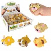 1toy Жмяка «Животные мини» 6,3х8x4,6 см, 4 вида в асс., 12 шт. в д/б