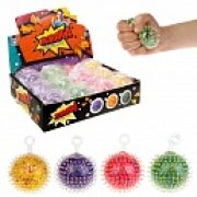 1toy Жмяка «Шар» с разноцветными шариками со светом 6 см, 4 вида в асс., 12 шт. в д/б