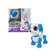 1TOY игрушка интерактивная Robo Pets Щенок  бело-голубой (3*ААА бат.не входят в комплект), ИК пульт (2*ААА бат.не входят в комплект), свет, звук, движ (извините, гиперссылка на картинку отсутствует)